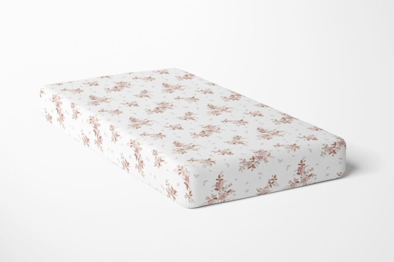 Prześcieradło 90x40 (do kołyski) Roses