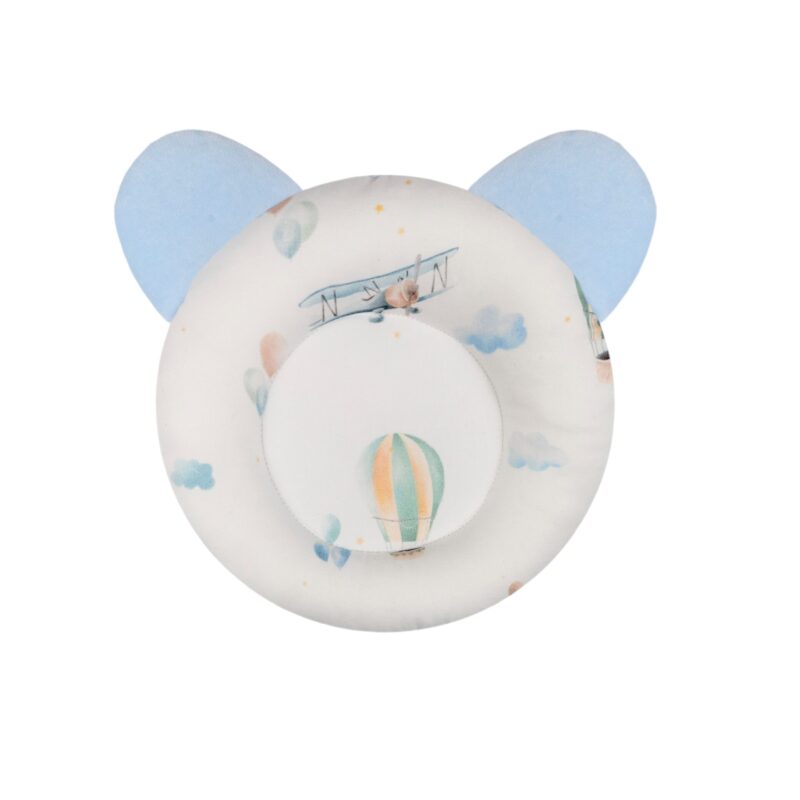 Poduszka z dziurką miś Balloon niebieski