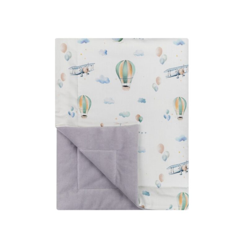 Kocyk 150x100 Balloon jasnoszary