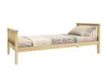 BOHO Z Kinderbett aus Holz im Boho-Stil mit runden Sprossen und Zierstäben